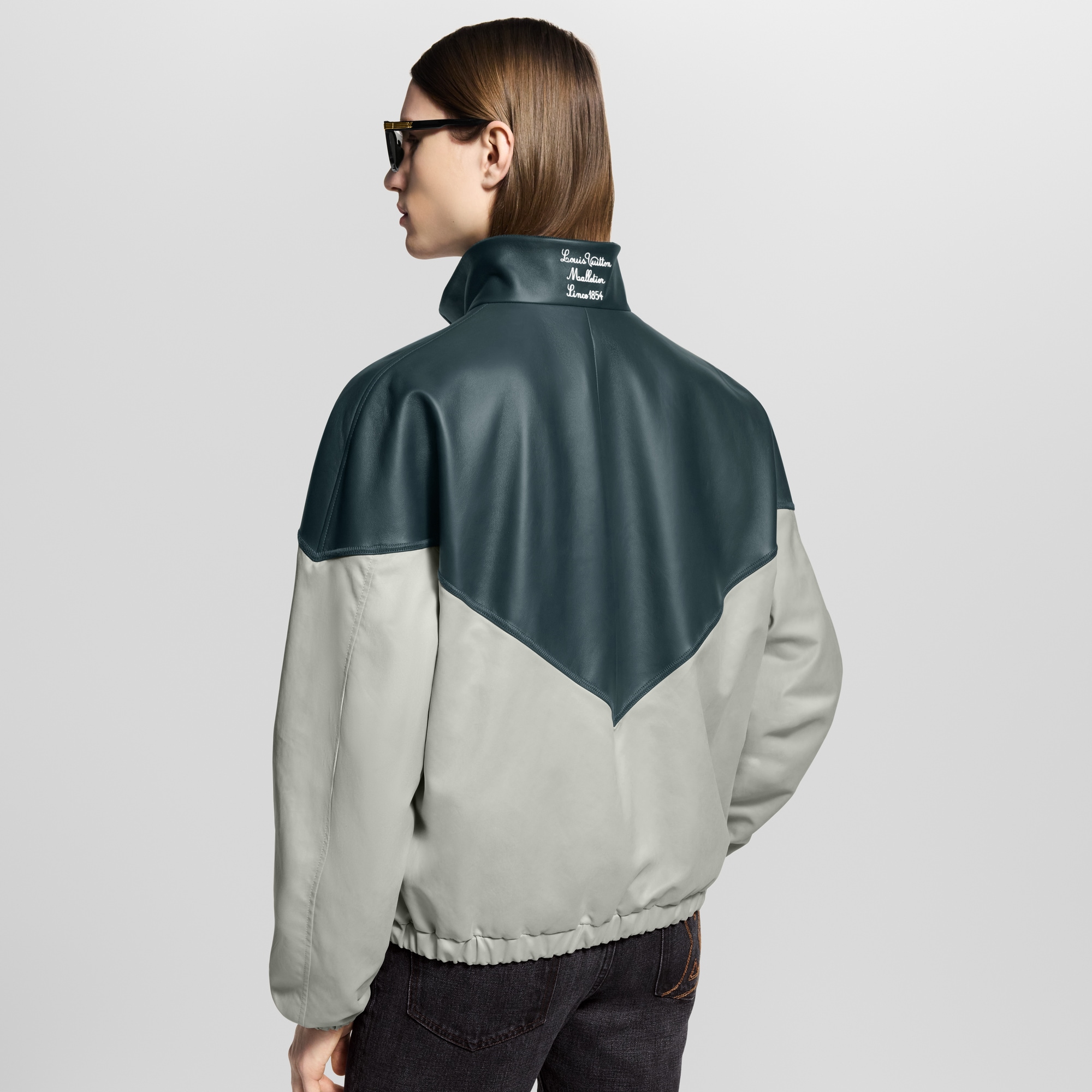 LOUIS VUITTON レザーミックスストラックトップ　1AHVLZ Leather Mix Track Top - Men - Ready-to-Wear | LOUIS VUITTON ®